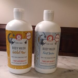 SEALED.  First Aid Beauty Body Wash Set